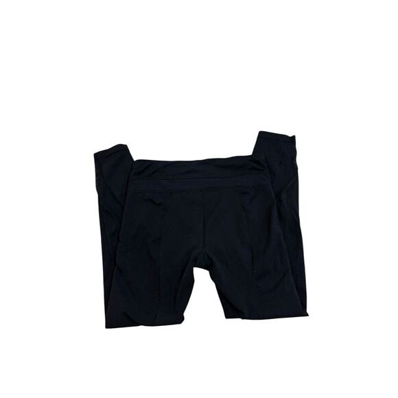 Lululemon Inspire Leggings Womens Size 6 Black Mesh Leg Yoga Athletic Leisure - Picture 9 of 15